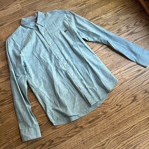 Volcom Men's Long Sleeve Button Up Shirt Blue Large NWT